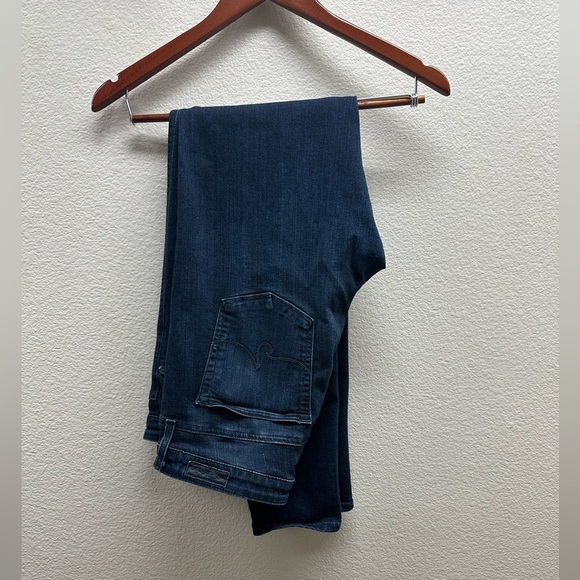 Women's Dark Blue Jeans - Picture 4 of 5